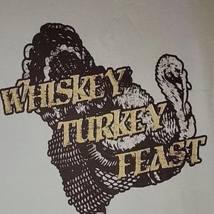 Grunt Style Ladies XXL Shirt Whiskey Turkey Feast American Freedom Thanksgiving